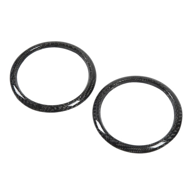 Anillo de ventilación de aire acondicionado, 2 piezas de salida de CA para automóvil Etiqueta de ventilación de aire acondicionado Marco de salida de aire de CA Características mejoradas