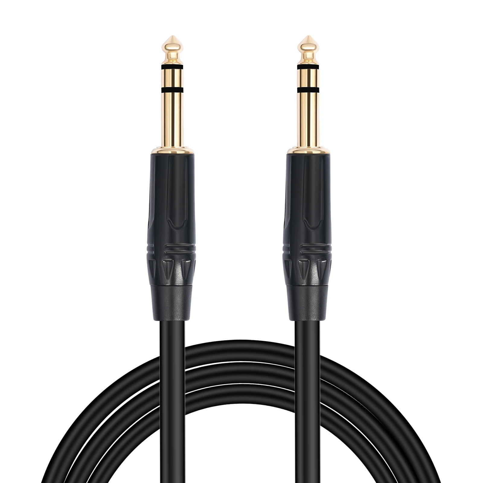 1/4 to 1/4 Sound Cable Guitar Cable Instrument Cable 6.35mm Unbalanced Patches Speakers Cable for Electric