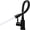 Black, variant on Kismyla 8-speed handheld shower head, high-pressure shower head, with 59 inch hose extension nozzle shower, silver
