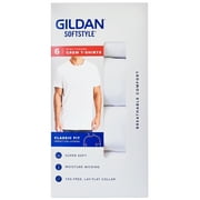 Gildan Men's Softstyle Crew Neck Tees, 6-Pack, Sizes S-2X