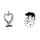 thumbnail image 1 of Figura De Pareja Besándose, Estatua Coleccionable, Adorno Para Dormitorio, Boda, Estantería, Armario, Decoración Del Hogar, Reloj De Pared De Gato Silencioso, Movimiento Silencioso, Sala De, 1 of 8