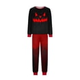 thumbnail image 5 of Racifhz Cozy Family Matching Pajamas Halloween Loungewear Set Soft Long Sleeve Top and Pants Holiday Sleepwear for Family Gathering and Autumn Fall Nightwear Gifts, Men Size:S, 5 of 6