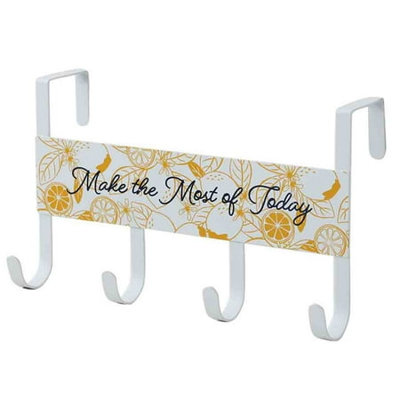 

EJWQWQE Over-The-Door Hook Rack Metal Hooks Hanger Storage Holder Hanging Coat Hat
