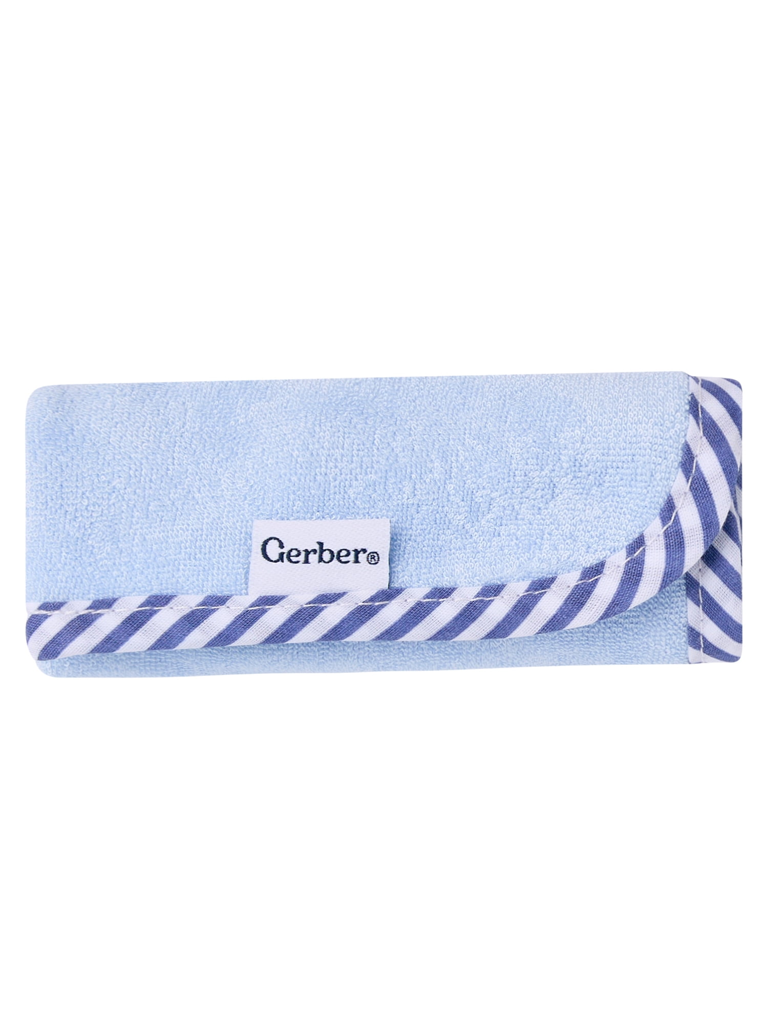 Gerber Baby Boy Blue Absorbent Knit Terry Washcloth, 6-Pack, One Size