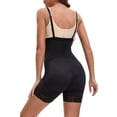 thumbnail image 3 of INSPIRE CHIC Women's Sculpting Butt Lifting Body Shaper with Front Hook-and-Zip Closure Tummy Control Lace Shapewear S Black, 3 of 5