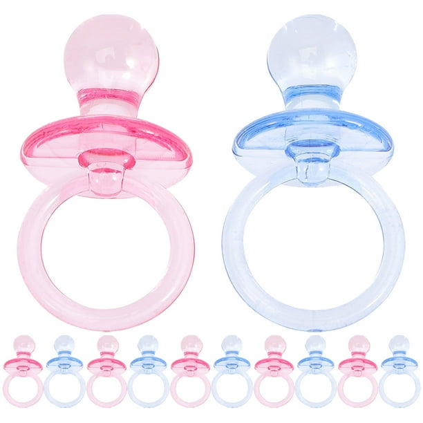 KAKOWELY 24 chupetes en miniatura para bebé, pequeños, decorativos, para baby shower, regalos para invitados.