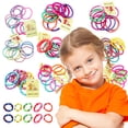 thumbnail image 4 of QIQUWOHUL A 100pc Candy Color Pack Accessories Hair Girls Totoal In Hair Scrunchies Girls’ Jewelry Sets, 4 of 9
