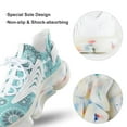 thumbnail image 7 of Irregular Pink Paisley Bandana Print Walking Shoes for Men Woman Lightweight Tennis Fashion Elastic Sports Shoes Cushion Basketball Shoes, 7 of 7