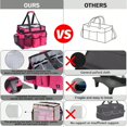 thumbnail image 5 of Extra Large Rolling Cleaning Caddy Bag with Detachable Foldable Trolley Portable Cleaning Cart for Housekeeping Cleaning Caddy with Adjustable Shoulder Strap and Multiple Storage Pockets, 5 of 9
