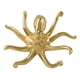 thumbnail image 3 of Pomo y manija para gabinete, pomo para puerta de armario, tirador de latón, tirador decorativo Pulpo 48x38cm, 3 of 9