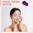 thumbnail image 4 of Uxcell Self-Adhesive Rhinestone Stickers, Face Stones Jewel Stickers Crystal Circle Embellishment Sheet Pink/Red, 4 of 7