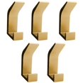 thumbnail image 2 of 5 Piezas Toalla Ganchos de pared Ganchos para ropa Pared de acero inoxidable, inoxidable, ganchos para baño Toilet Toalla titular cocina Oficina, 2 of 5