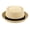 Natural, variant on Men's Straw Pork Pie Hats with Grosgrain Band