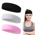 thumbnail image 1 of Correr al aire libre Fitness Yoga Diadema absorbente de sudor Moda Deportes Diadema Antitranspiración MFZFUKR BST3016817-1, 1 of 6