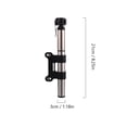thumbnail image 2 of EIMELI Bicycle Pump Air Car Inflator Compressor Electric Mini Bike Tires Silver, 2 of 8