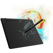 GAOMON S620 Drawing Tablet 6.5 x 4 Inch Graphics Tablet with 8192 Passive Pen 4 Customizable ExpressKeys for Digital Drawing & OSU & Teaching-for Mac Windows Android OS Inch