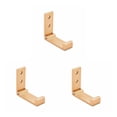 thumbnail image 3 of Bewildely Folding Hanging Hooks Aluminium Alloy Punch Strong Rack Foldable Towel Free Bearing Invisible Hanger for Bathroom Living Room Type1 NO1 Bewildely CBP259068, 3 of 6