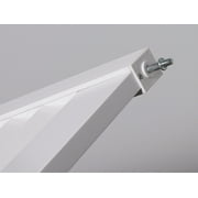 Seabrooke Louvered PVC Bifold Door fits 24w x 80h White