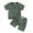 B023-Green, variant on NIEWTR Baby Boy Summer Outfits Henley Shirt Soft Pocket Short Sleeve Tops & Shorts Sets Infant 3 6 12 18 Months 2T Clothes 3 6 12 18 Months 2T Clothes Children's Gift,18-24 Months