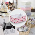 thumbnail image 4 of Foldable Fabric Storage Bin Home Cubes Clothing Organizer Bins Large Collapsible Box Basket for Home Organizer Watercolor Sparkling Cherries, 4 of 7