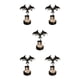 thumbnail image 3 of Cateissary Candelabros de revestimiento a prueba de herrumbre de acero inoxidable para durabilidad Decoración de Halloween Candelero C Type2 NO2, 3 of 6