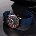 thumbnail image 3 of Reloj de cuarzo para hombre, relojes para hombre, reloj de cuarzo militar para hombre, reloj de pulsera deportivo luminoso con fecha negra., 3 of 3