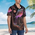 thumbnail image 3 of Susaid Bird4 Print Hawaiian Shirts for Men Women,Hawaiian Summer Short-Sleeve Casual Relaxed-Fit Button-Down,3X-Large, 3 of 7