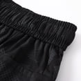 thumbnail image 5 of Men's Cargo Shorts Elastic Waistband Drawstring Shorts Casual Loose Fit Hiking Running Outdoor Big and Tall Camouflage Cargo Shorts Multi Pockets Twill Quick Dry Bottom,Black 2XL, 5 of 5