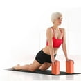 thumbnail image 3 of Foam Yoga Blocks, High Density Foam, 9X6X3 In, Orange, Stretching Equipment, at Home Pilates Workout Equipment, 1 Pc, 3 of 7