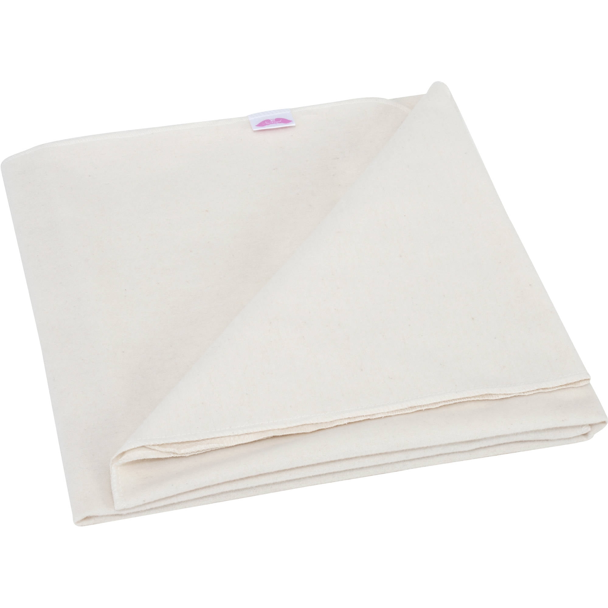 NuAngel Large Receiving Blanket Natural Cotton 40" x 40"