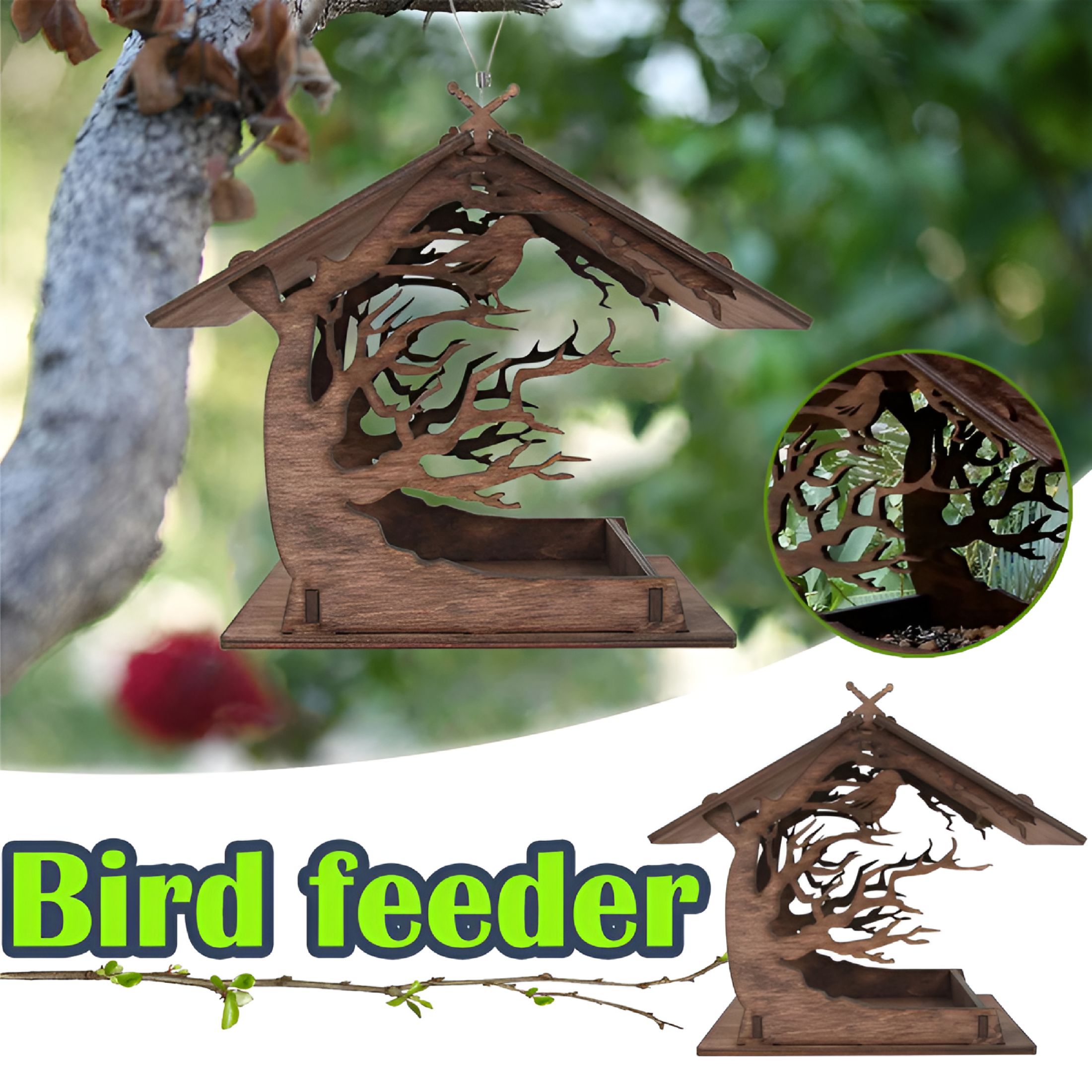 ACDANC 2026 New Hummingbird Feeder Charming Bird Feeders for Outdoors Versatile Bird Feeder and Suet Hummingbird Feeder Base Bird Feeder Poles for Spring Summer Indoor Outdoor Garden Window