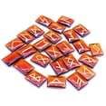 thumbnail image 4 of Piedra Natural Pulido Sunnimix 25x Tumbled Runas Vikingas Cristales De Cuarzo Rojo, 4 of 4