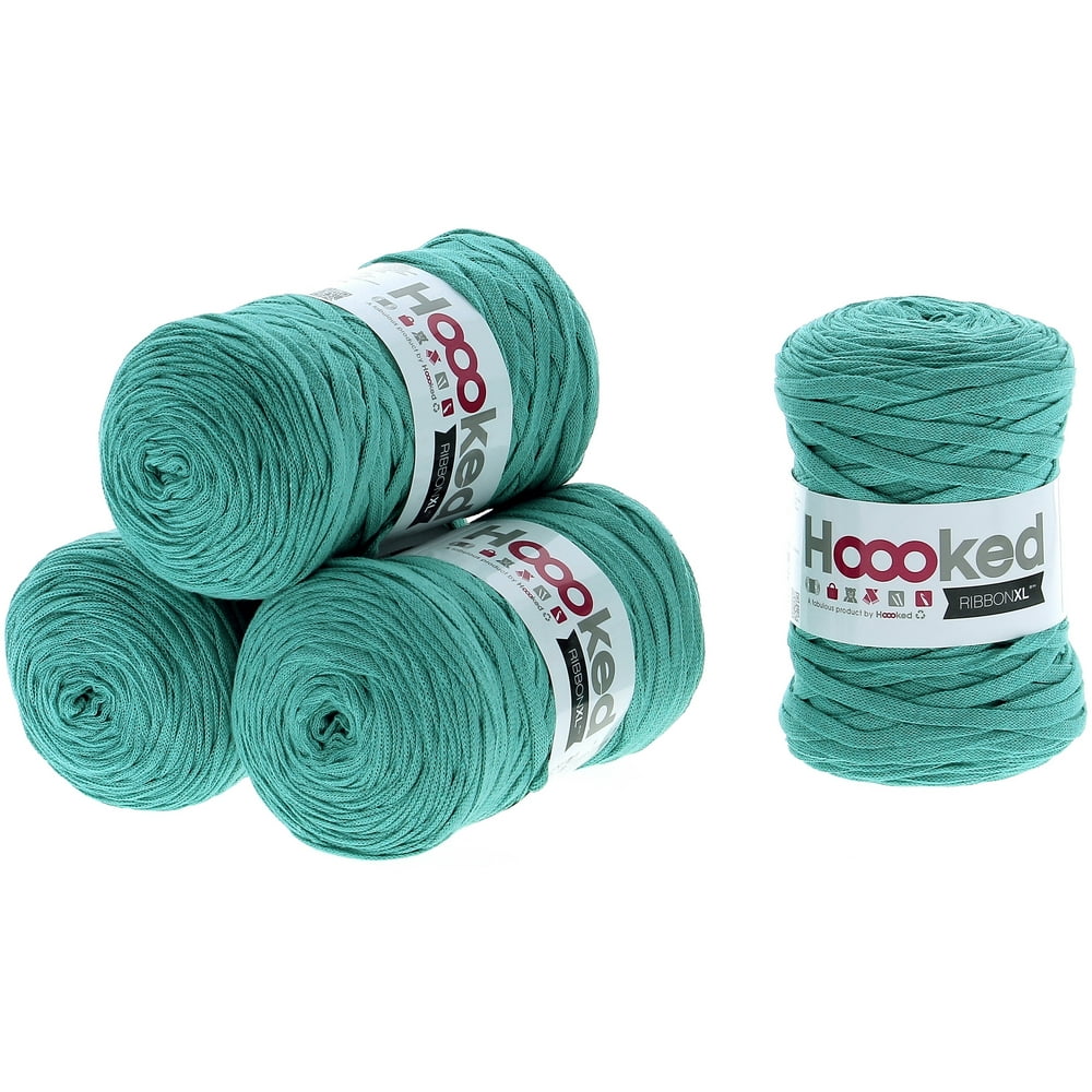 Hoooked Ribbon XL Yarn 4/PkHappy Mint
