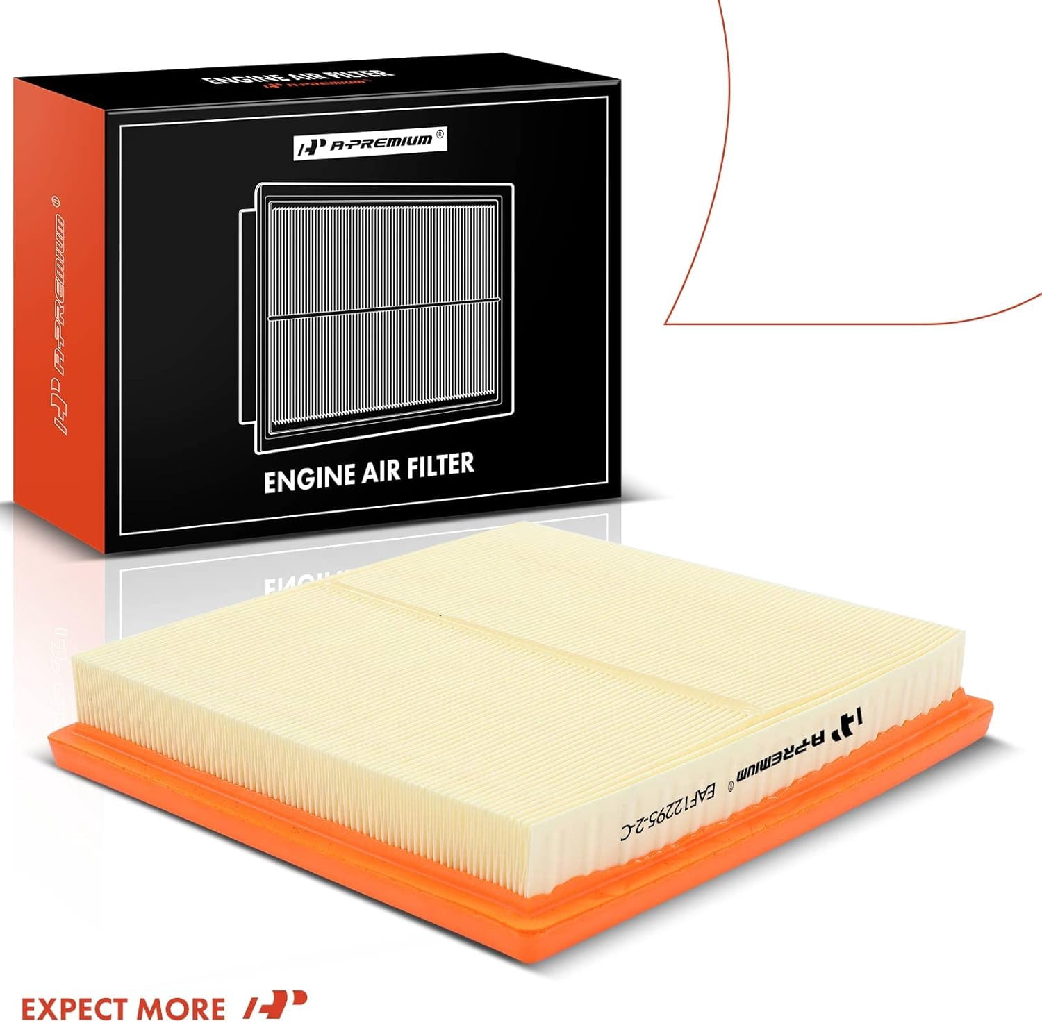 A-Premium 3-PC Engine Air Filter Compatible with Subaru Ascent, Crosstrek, Forester, Impreza, Legacy, Outback, WRX, 2017-2022, Flexible Panel, Replace# 16546-AA16A