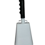Toys+ Cowbell with Handle Various Sizes and Colors (White, 10")