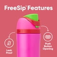 thumbnail image 3 of Botella de agua Owala Kids FreeSip con aislamiento de 470 ml de acero inoxidable, 3 of 5