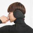 thumbnail image 5 of SPRING PARK Ear Muffs Winter Men Women, Winter Earmuffs Unisex Warm Knit Ear Warmers Foldable Ear Muff, 5 of 5