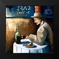 thumbnail image 2 of West, Ronald 12x12 Black Modern Framed Museum Art Print Titled - Dinner for One, 2 of 5