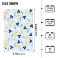 thumbnail image 2 of FORMRS 1-Subject Spiral Notebook 8" x 5" College Ruled 60 Refillable Sheet A5 Hard Cover, Blue Blueberries Pattern, 2 of 7