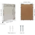 thumbnail image 3 of White Shadow Box Frame Wood Collection Case With Slot on top 12 x 16, 3 of 6