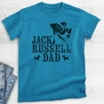 thumbnail image 2 of Jack Russell Dad, Unisex Men's Shirt, Jack Russell Terrier, Jack Russell Owner, Funny Dog Dad Gift, Heather Blue, Medium, 2 of 6