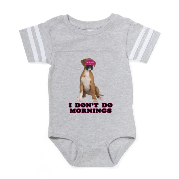 CafePress - Sleepy Boxer - Cute Infant Baby Football Bodysuit
