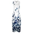 thumbnail image 4 of Patlollav Women Dress Print Tank Dress Beach V Neck Pocket Sundress Sleeveless Dresses, 4 of 6