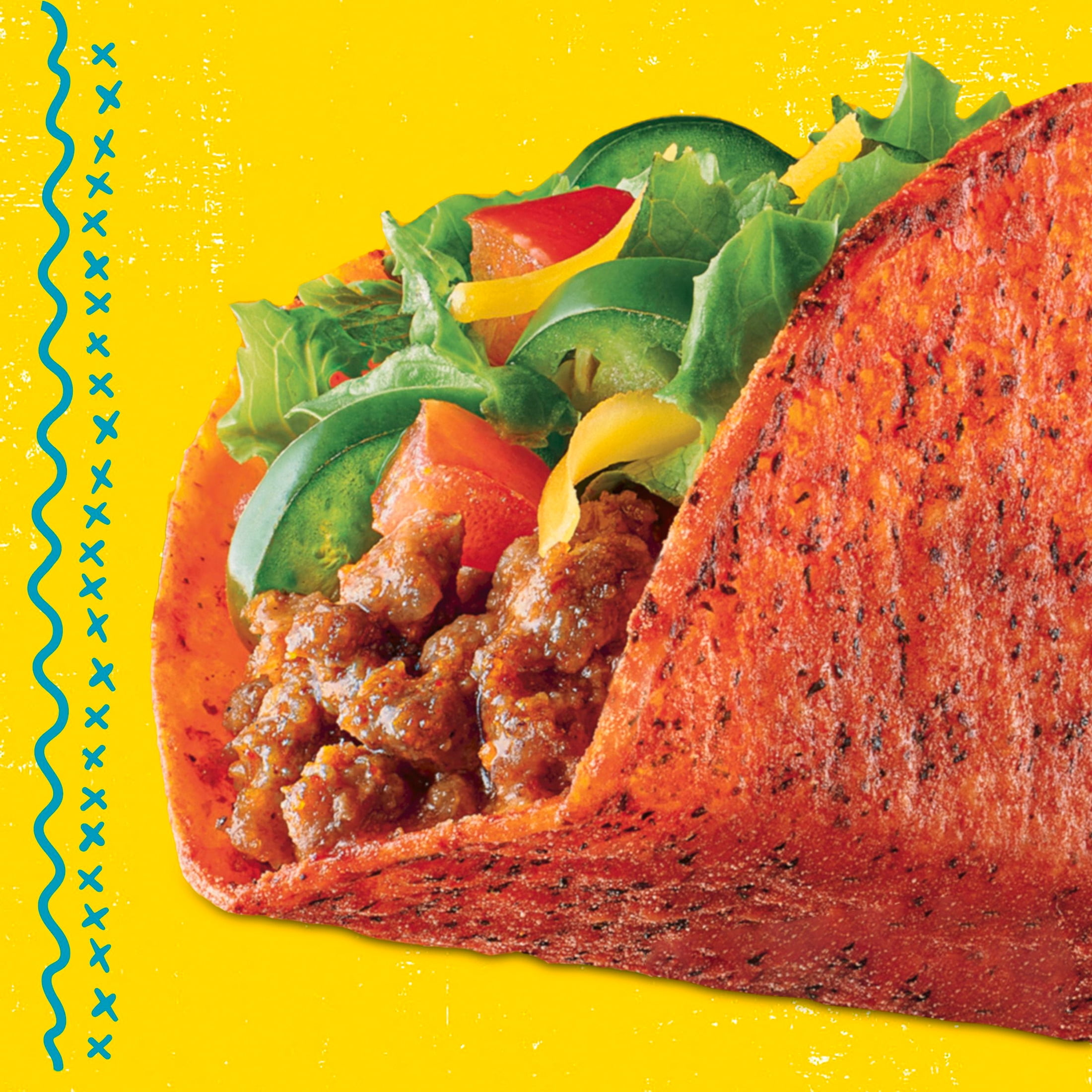 (6 pack) Old El Paso Spicy Jalapeno Cheddar Flavored Stand 'N Stuff Taco Shells, 10 Count, 5.4 oz