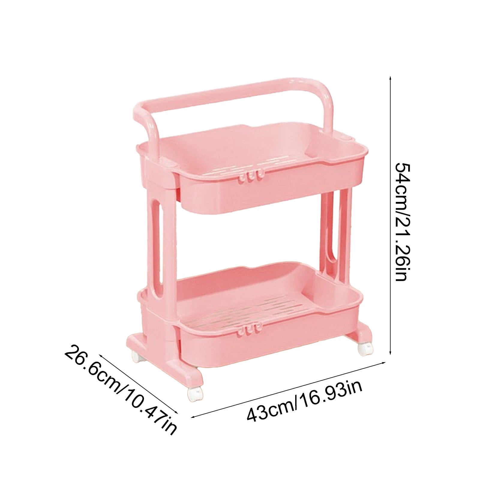 Narrow Bathroom Shelf Storage Cabinet,Slim Side Cabinet Organizer with Multi-layer Shelves for Washroom Kitchen Bedroom and Office,Space Saving Storage Rack for Toiletries and Accessories-C