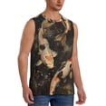 thumbnail image 2 of Daiia Koi Fish Tranquility Printed Men's Tank Tops,Casual Soft Sleeveless Gym Muscle Shirts Bodybuilding Tee-X-Large, 2 of 8
