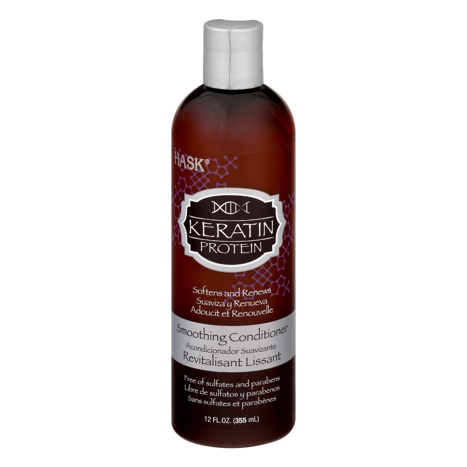 HASK Smoothing Conditioner Sulfate Free Keratin Protein, 12 fl oz ...