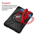 thumbnail image 6 of Galaxy Tab A 10.1 2019 Case, Dteck Heavy Duty Dual Layer Rugged Hybrid Shockproof Case With 360 Rotating Kickstand Handle Cover For Samsung Galaxy Tab A 10.1 inch 2019 Model SM-T510 T515, Black/Red, 6 of 9