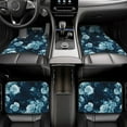 thumbnail image 7 of Naloa Ink Rose Car Foot Mat Set of 4 Pieces - Universal Floor Liner Neoprene Full Set Floor Mats for Cars Trucks SUV, 7 of 7