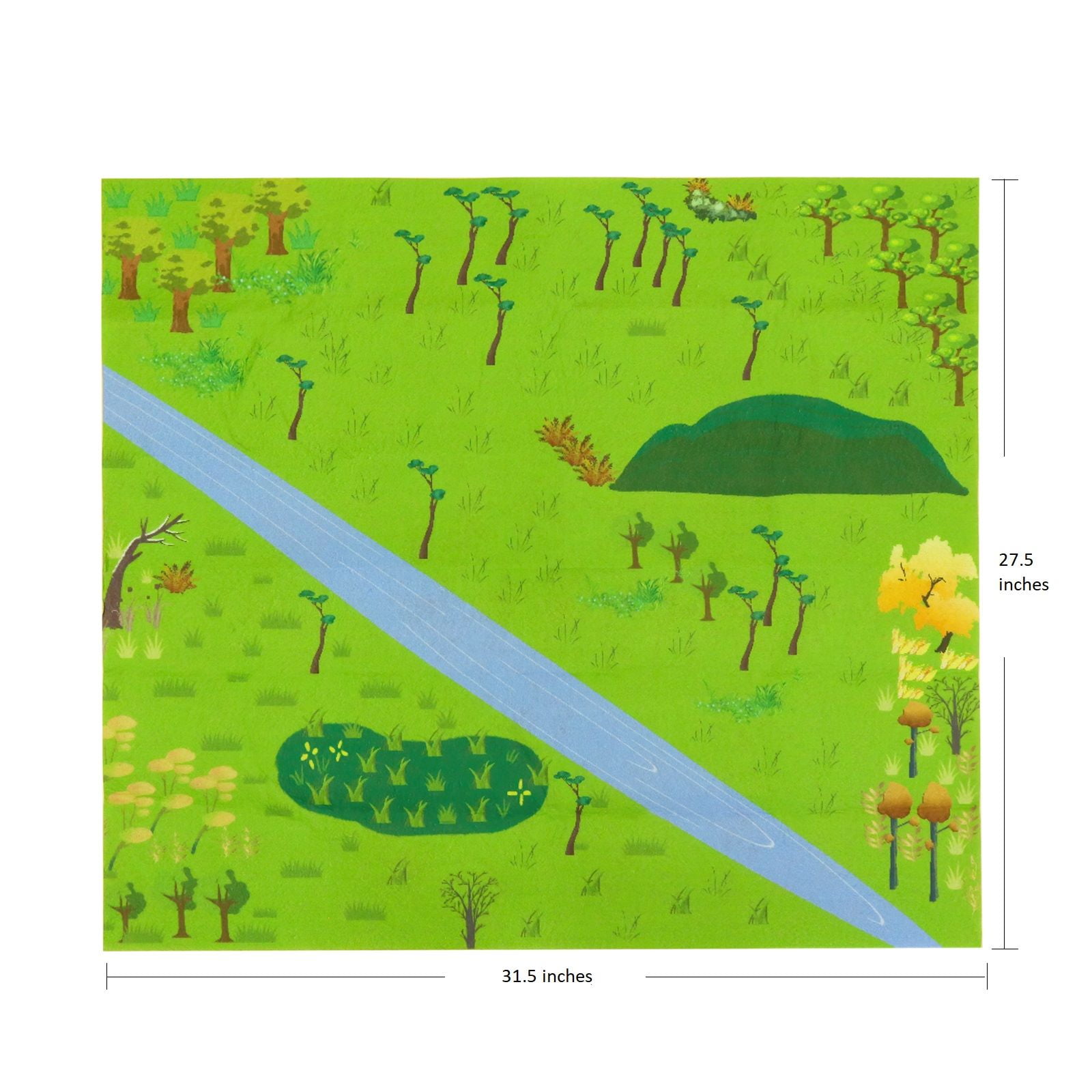 Variety4all Activity Playmat Fun Mat Farm Dinosaur Unicorn Safari Toys, Boys and Girls Gift